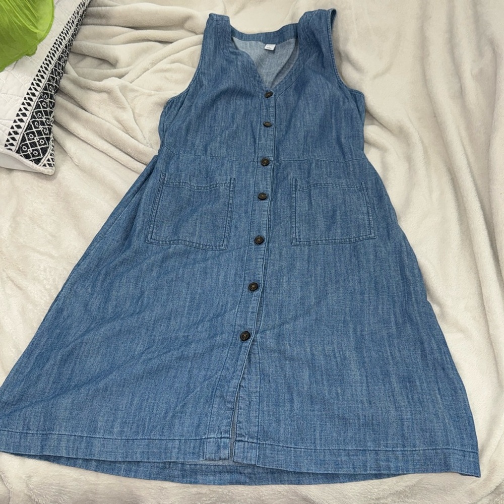 Old navy blue jean dress